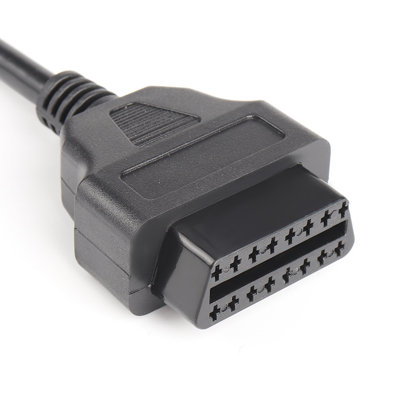 Auto Obd Verlengsnoer Man-vrouw 16 Core Bekrachtigd 16 Pin Obd2 ELM327 Diagnostic Tool Connector Scanner Adapter 3 M 1.5 M