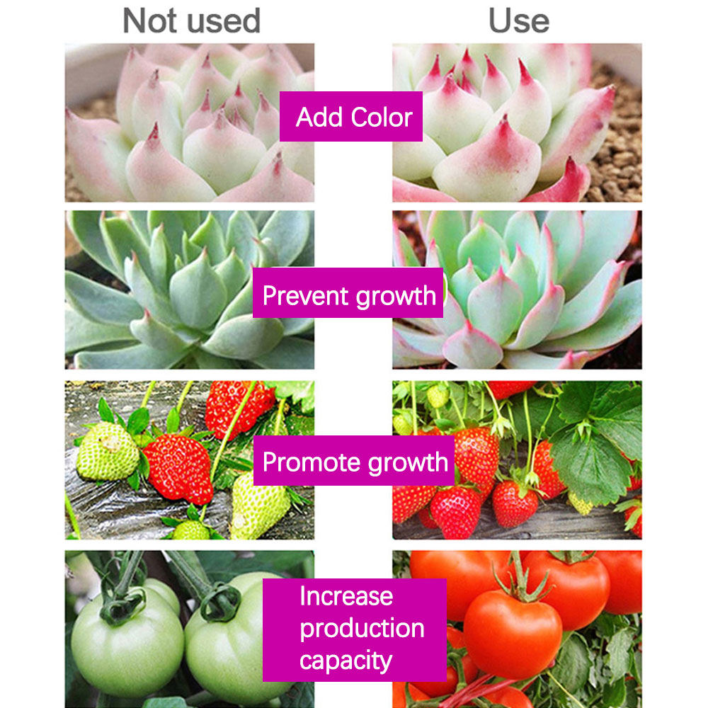3 pçs/lote led cresce a luz e27 e14 mr16 gu10 led espectro completo estufa hidropônica semeadura crescer planta lâmpada flor iluminação interior