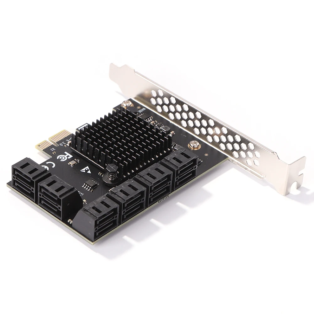 SA3112J PCIE Adapter 12 Cổng PCI-Thể Hiện X1 Sang SATA 3.0 Thẻ Nhớ Mở Rộng 6Gbps Tốc Độ Cao Thêm Trên thẻ W/PCI-E X4 X8 X16