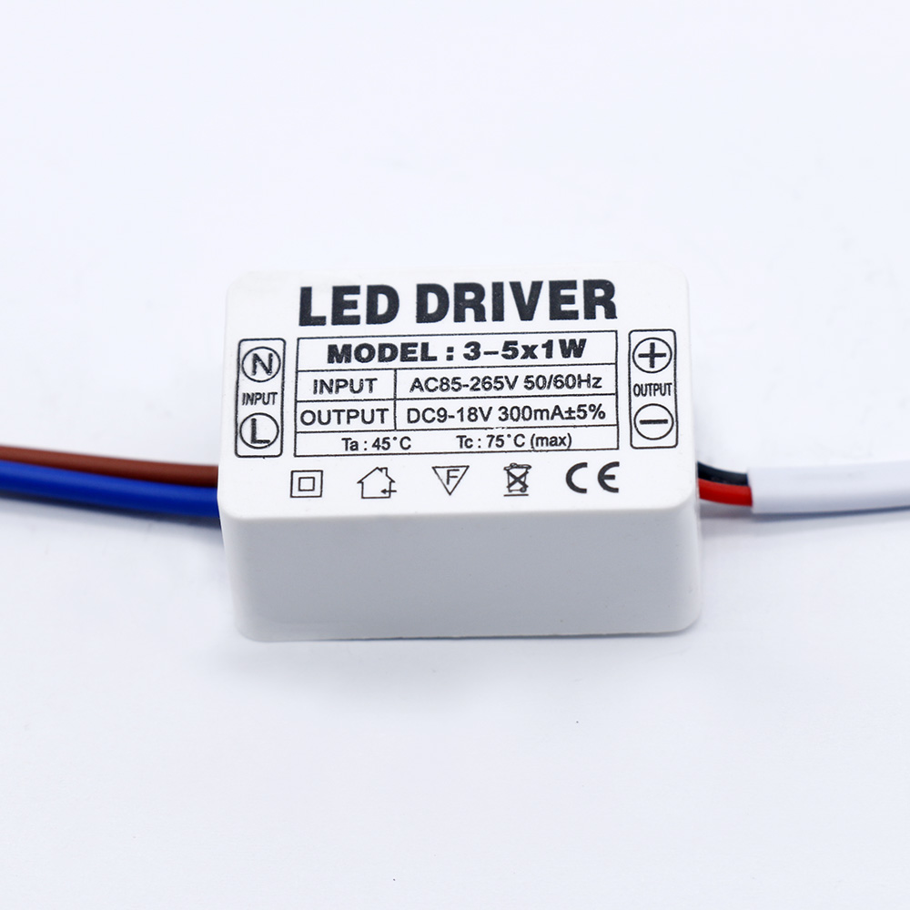 LED-Treiber 300mA 1-3W 3-5W 4-7W 8-12W 12-18W 18-25W 25-36W LED-Netzteil 350mA AC90-265V Beleuchtungstransformatoren für LEDs