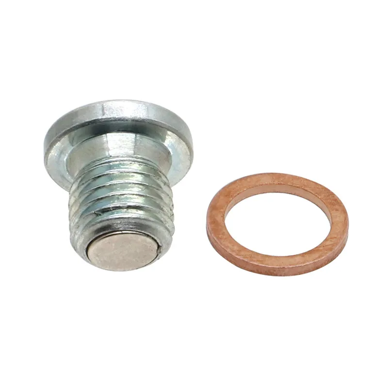 Plugue de drenagem de óleo de motor magnético super forte e arruela M12x1.5 para Polaris RZR Sportsman Ranger 7052306   Parafuso de drenagem de óleo