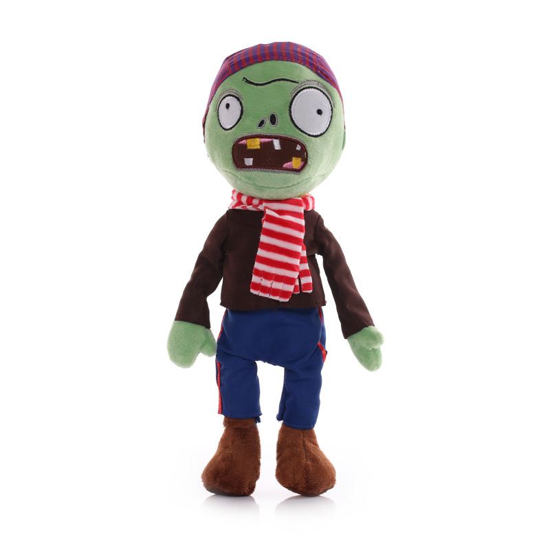 1szt 30cm Plants vs Zombies Plush Toys PVZ Zombies Gargantuar Hats Pirate Zombies Plush Soft Stuffed Toys dla dzieci Prezent dla dzieci