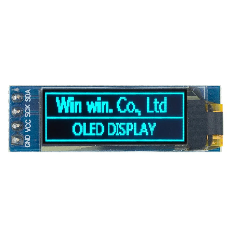 1 peça módulo oled de 0.91 polegadas 0.91 "branco/azul oled 128x32 módulo de exibição led lcd oled 0.91" iic comunicar
