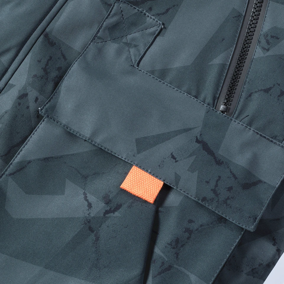 Oumor-chaqueta larga con capucha de camuflaje para hombre, abrigo informal, Parkas cálidas con bolsillos gruesos, moda para exteriores, 8XL, invierno, nuevo