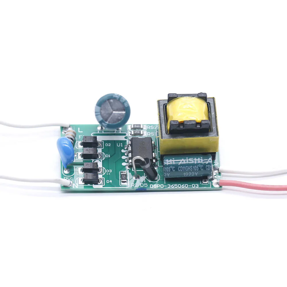 Controlador LED 36-50W fuente de alimentación corriente constante DC120-160V Control de voltaje automático transformadores de iluminación para luces LED DIY