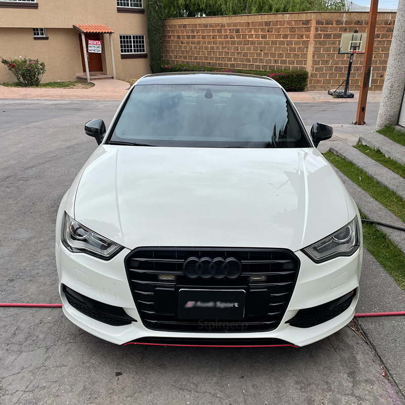 アウディ A3 S3 8V RS3 交換サイドウイングミラーカバーキャップカーボンルック 2017 2015 2016 2018 2013 2014 2019