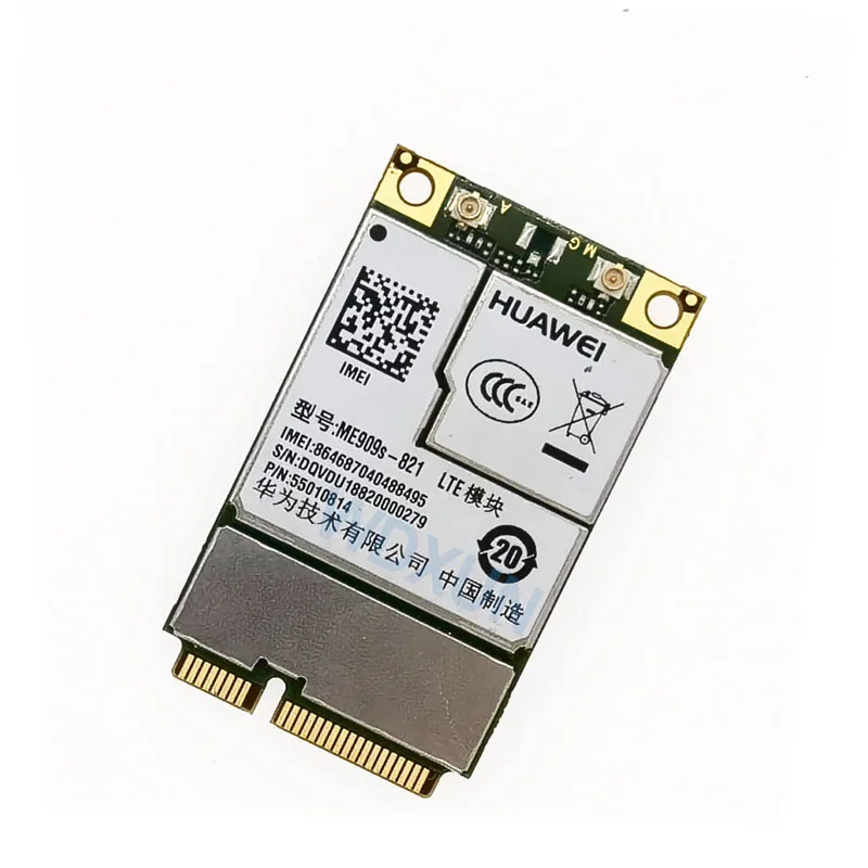 ME909s-821 Модуль 4G LTE FDD-LTE TDD-LTE Mini PCI-E Cat4 4G Card ME909s для B1 B3 B5 B8 B38 B39 B40 B41 для ноутбука