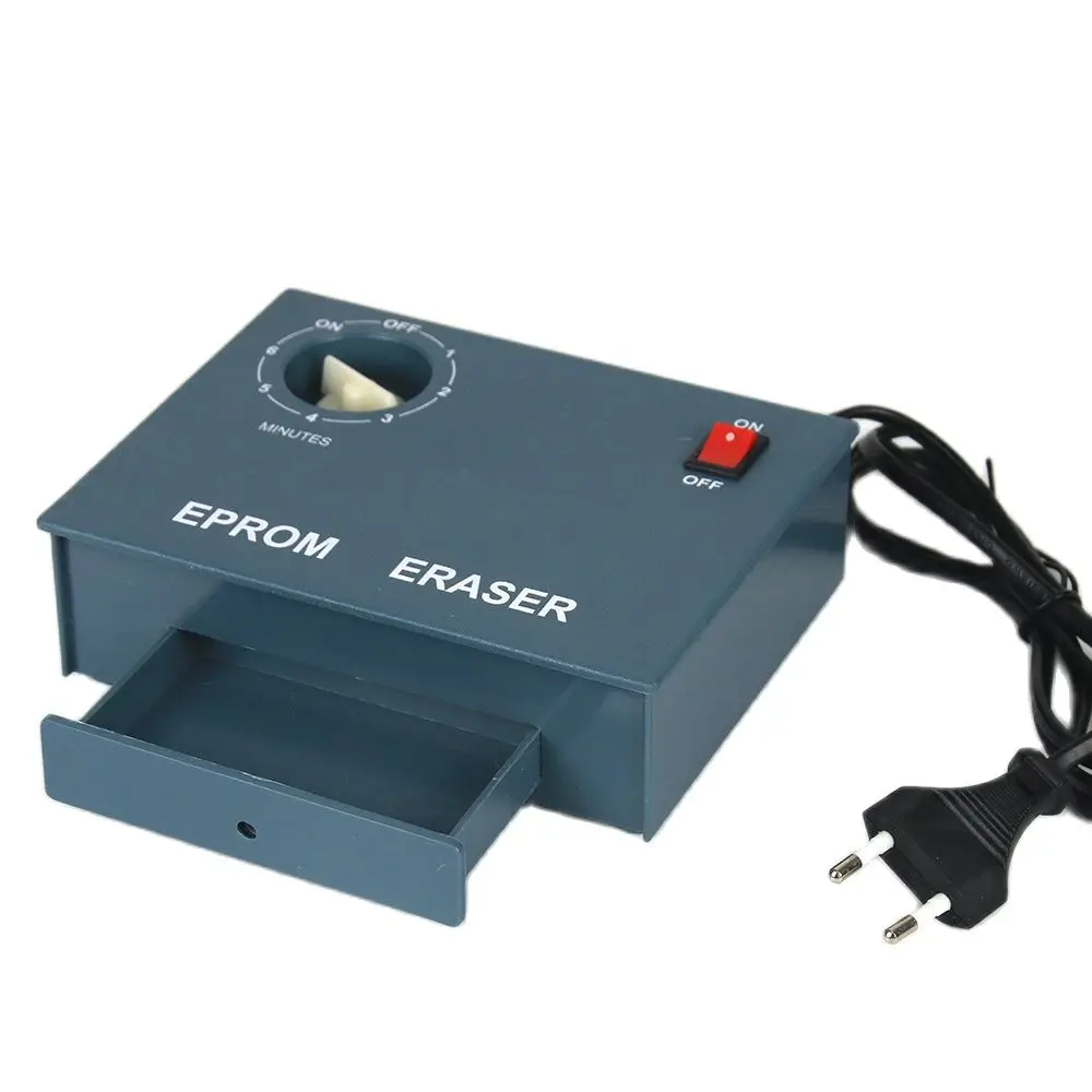 220V UV EPROM Tẩy EPROM Dữ Liệu Xóa Sạch Dụng Cụ Tia Cực Tím Xong Xóa Được Hẹn Giờ Bán Dẫn Eo Chip Xóa Bức Xạ EU Hoa Kỳ cắm