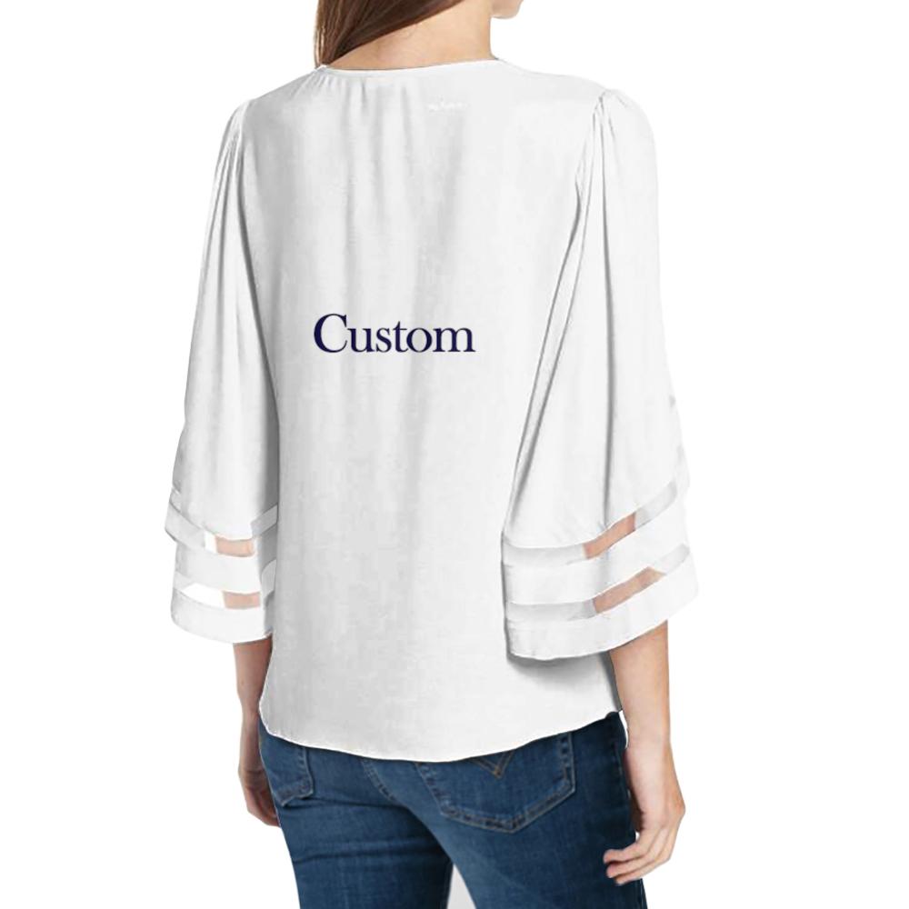 Đầm Áo Voan Nữ Nhiệt Đới Blusas Mujer De Moda Mùa Hè Phong Cách Hàn Quốc Plus Kích Thước Áo Thun Áo Thẩm Mỹ Rời Áo Sơ Mi