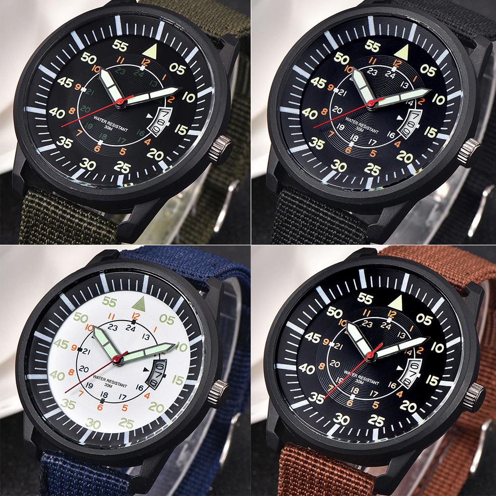 ผู้ชายสแตนเลสสตีลนาฬิกาสายคล้องคอไนล่อนนาฬิกาข้อมือนาฬิกาผู้ชายนาฬิกา Relojes Mujer Zegarek Damski