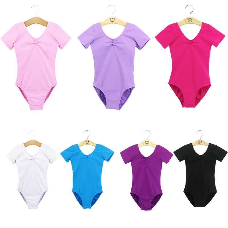 Meninas ballet bodysuit crianças ballet collants ginástica collants dança bodysuit roupas de dança da criança dança collants