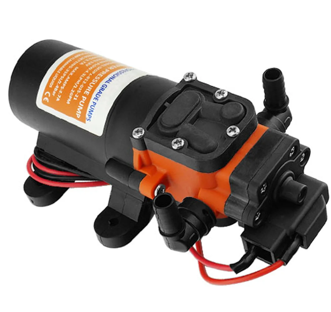 35PSI 12V Marine Wasserpumpe Membran Selbstansaugende Pumpe Bootszubehör Duschen Toiletten Wassertransfermotor für Wohnmobil Wohnwagen