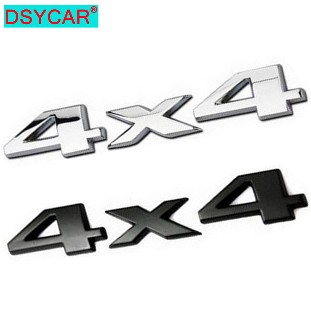 DSYCAR 3D 4x4 สี่ล้อรถสติกเกอร์โลโก้ป้ายสัญลักษณ์Decalsอุปกรณ์จัดแต่งทรงผมสําหรับFrod Bmw Lada Honda Audi Toyota