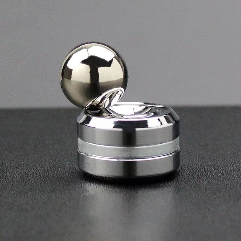 Adulto desktop alívio do estresse metal brinquedo fidget descompressão hipnose giroscópio rotativo dedo brinquedo cinético redondo spinner crianças presente