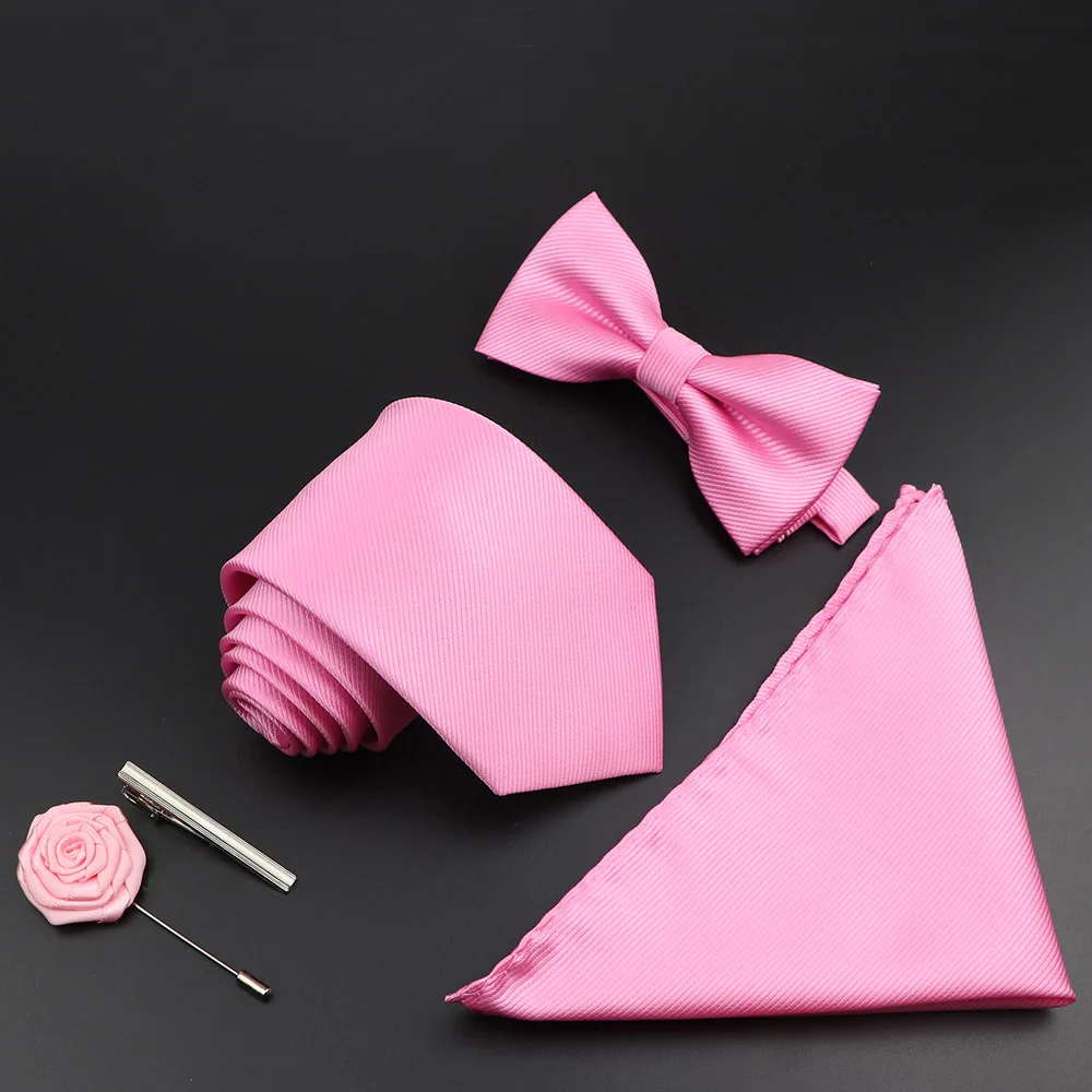 Mới Chắc Chắn Lụa Màu Sắc Áo Buộc Bộ Polyester Dạ Nỉ Dệt Áo Khoác Đính Nơ Bowtie Phù Hợp Với Vintage Màu Xanh Đỏ Dành Cho Chú Rể Kinh Doanh Cưới đảng