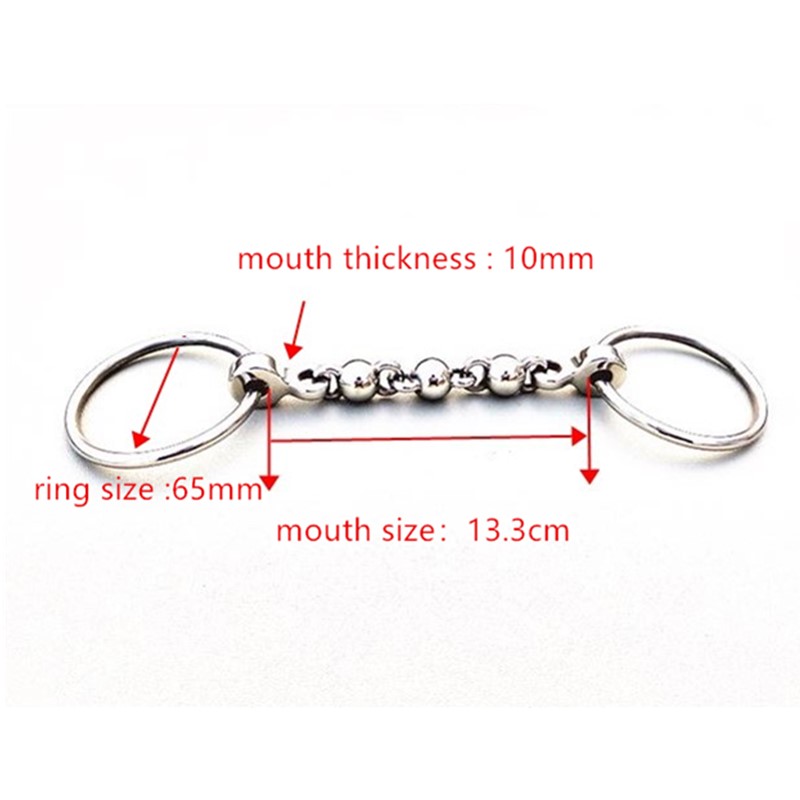 Нержавеющая сталь Waterford Horse Bit Loose Ring Snaffle Bits Horse Equipment 5 дюймов