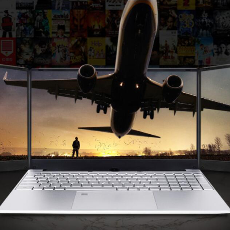 Windows 11 10 Pro 15.6 inch Cheap Laptop DDR4 RAM 12GB 128GB 256GB 512GB 1TB SSD Notebook J4125 Quad Core Bluetooth 4.0 5G Wifi