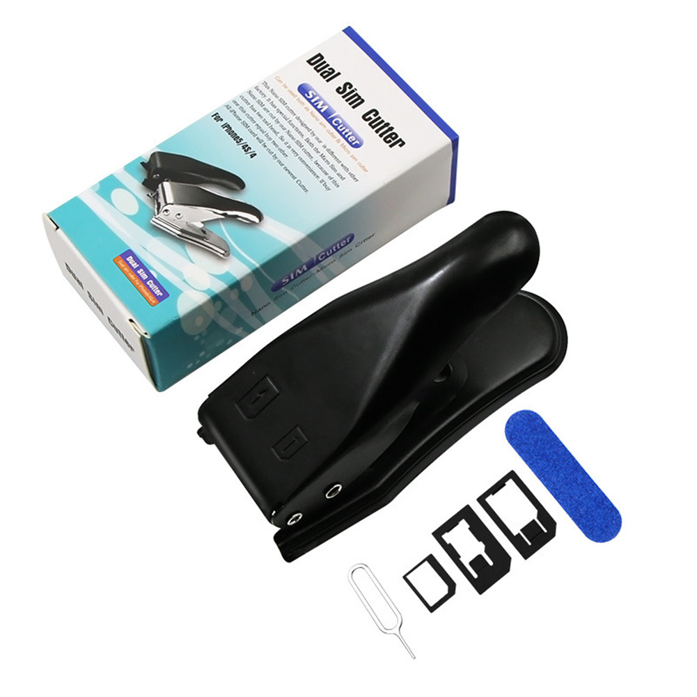 Multi-funktion Dual 2 in 1 Nano Micro SIM Karte Cutter Für Apple iPhone Für HTC Nokia für Samsung smart Telefon Zubehör
