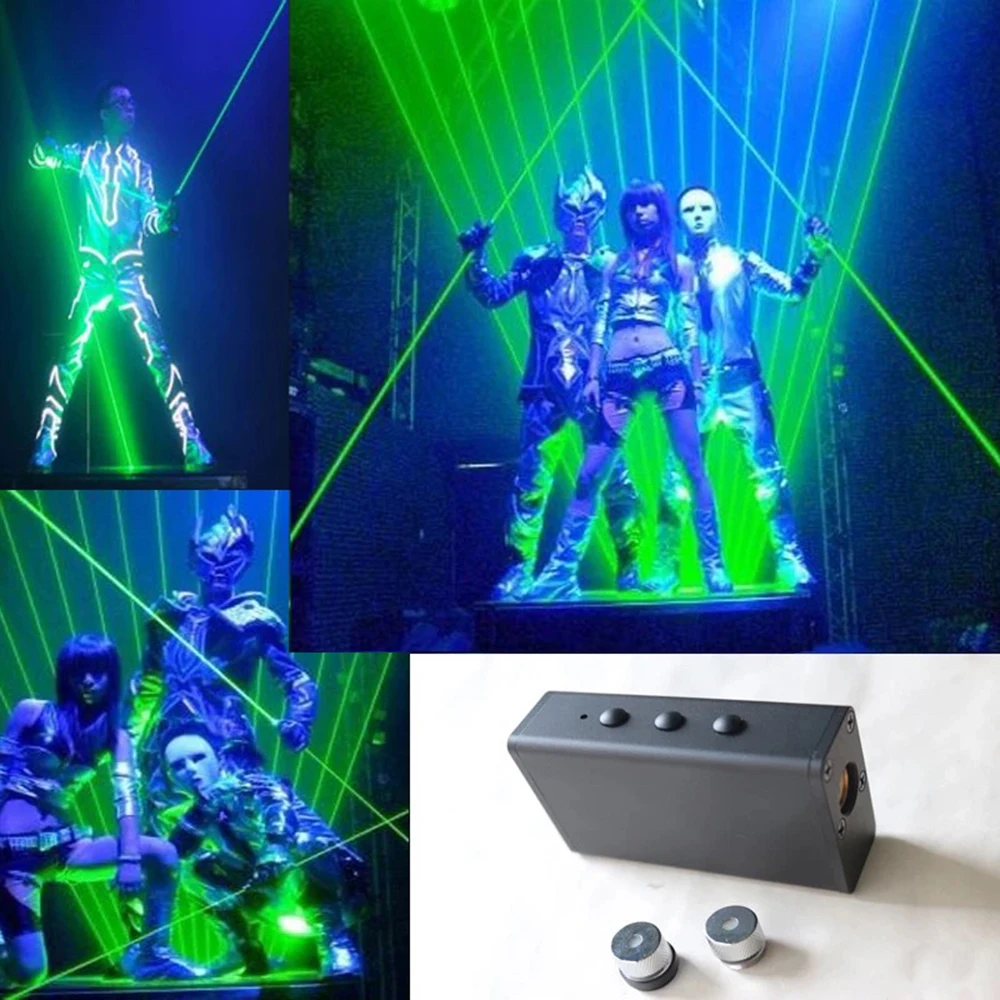 New Double Headed Green Laser Sword Laser Dance Handheld Stage Props  For Laser Man Show Portable Laser Dance Props