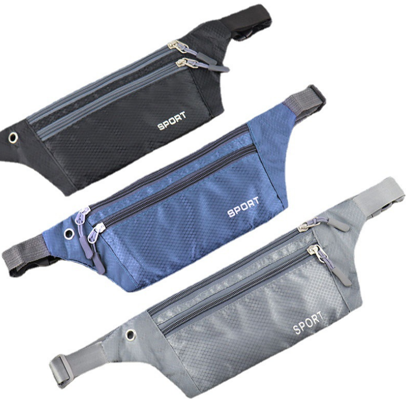 1 PC Professional Running Zip กระเป๋ากันน้ํากีฬาไหล่กระเป๋าเข็มขัด Bum POUCH Unisex กระเป๋าคาดเอวเดินป่าอุปกรณ์เสริมกลางแจ้ง