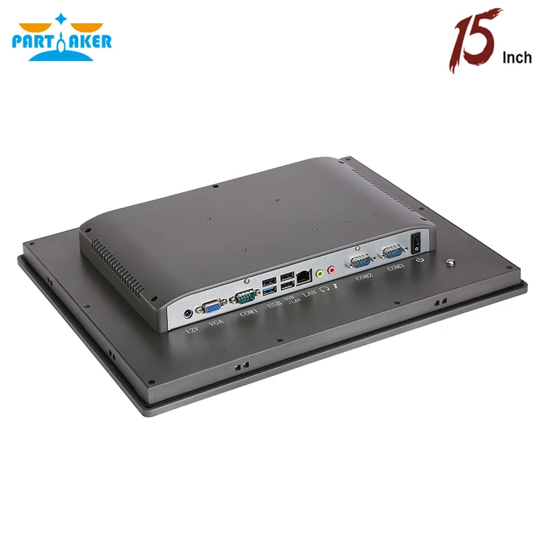 Przemysłowy komputer panelowy Partaker Z11 IP65 Wszystko w jednym PC z 15-calowym Intel Celeron J1800 J1900 z 10-punktowym pojemnościowym ekranem dotykowym