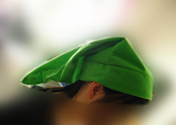 Jogo anime lendas de zeldas cosplay chapéu link cosplay chapéu de pelúcia verde presente de natal festa