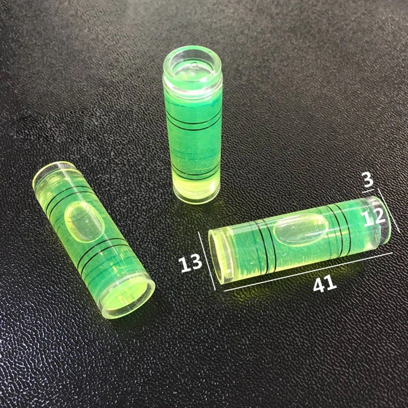 3 cái Mini Bubble Spirit Level Hình trụ Tròn Bullseye Bubble Level Ngang Bộ đo chính xác