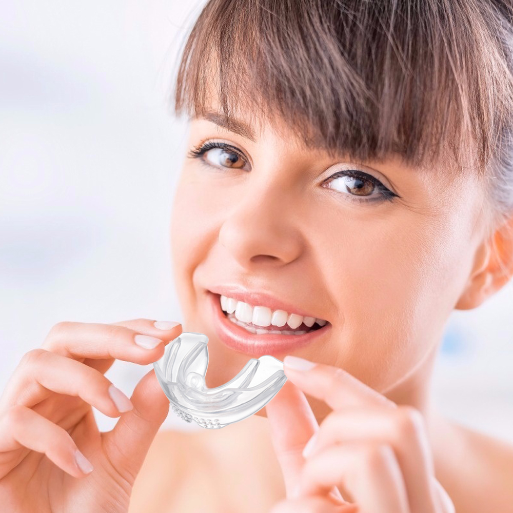 Aparatos de ortodoncia, aparatos dentales, entrenador de alineación de dientes con sonrisa, retenedor de dientes de silicona instantáneo, protector bucal, bandeja para dientes