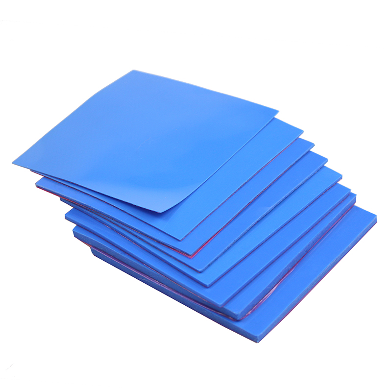 2 sztuki podkładka termiczna 100x100mm 0.5mm/1mm/1.5mm/2mm/2.5mm/3mm/4mm/5mm grubość GPU radiator procesora chłodzenie przewodząca podkładka silikonowa