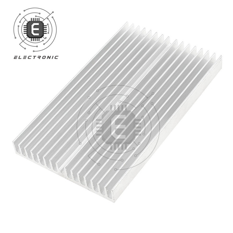 1PCS 100X60X10mm IC Kühlkörper Aluminium Legierung Kühlkörper Cooling Pad Kühler Kühler Für CPU LED Netzteil