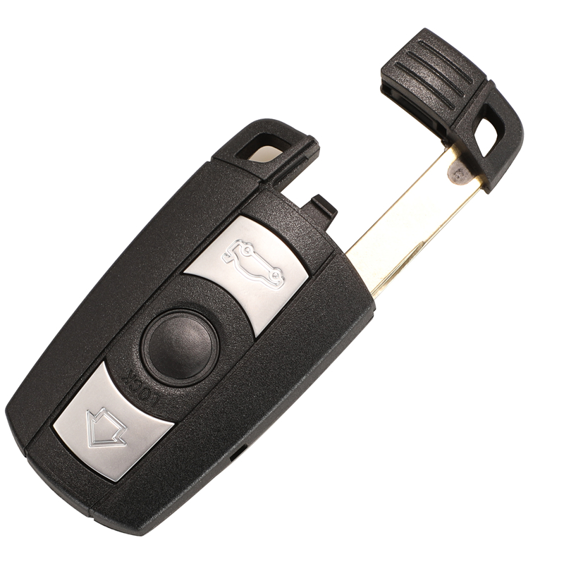 jinyuqin Remote Key Shell For BMW E61 E90 E82 E70 E71 E87 E88 E89 X5 X6 For 1 3 5 6 Series Replace 3 Button Smart Car Key Case