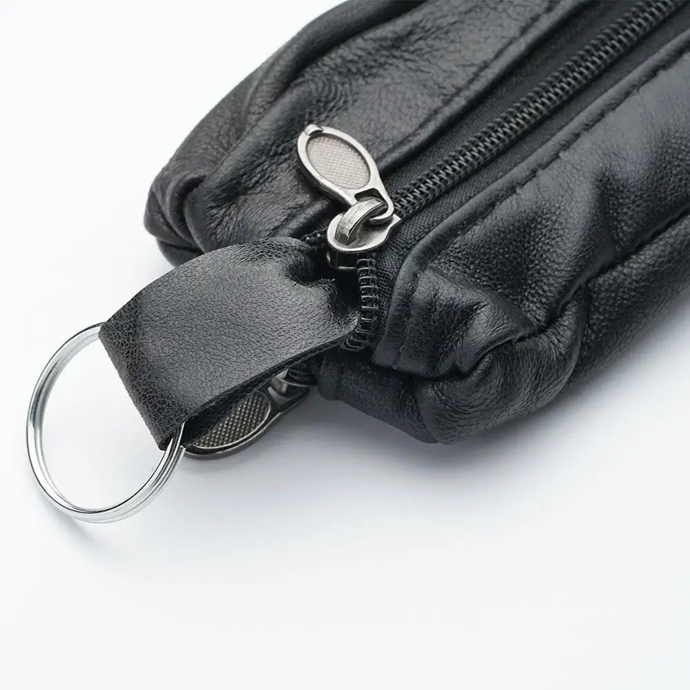 Di Động Mini Dây Kéo Đồng Xu Ví Nam Chất Liệu Da PU Mềm Mại Xe Chìa Khóa Thời Trang Màu Tặng Mini Dây Kéo Mềm Ví Cầm Tay khóa Túi