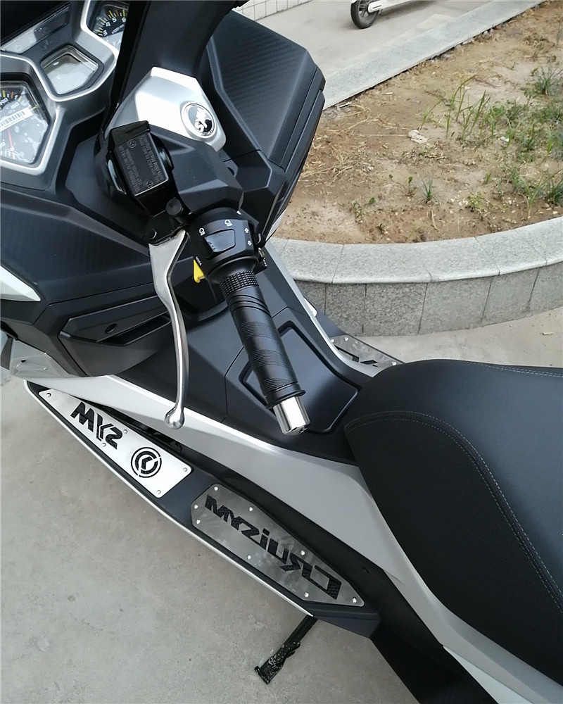 Cocok untuk SYM Sanyang Cruiling 300 Cruimy300i Pedal Kaki dan Alas Kaki Besi Tahan Karat Set Empat Buah