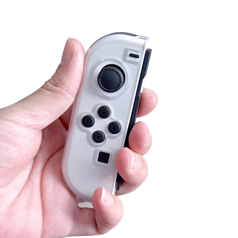 Trong Suốt Cứng Bảo Vệ Joycon Dùng Cho Máy Nintendo Switch/Công Tắc Oled NS Joy-Con Pha Lê Trong Suốt TPU mềm Mại Bảo Vệ