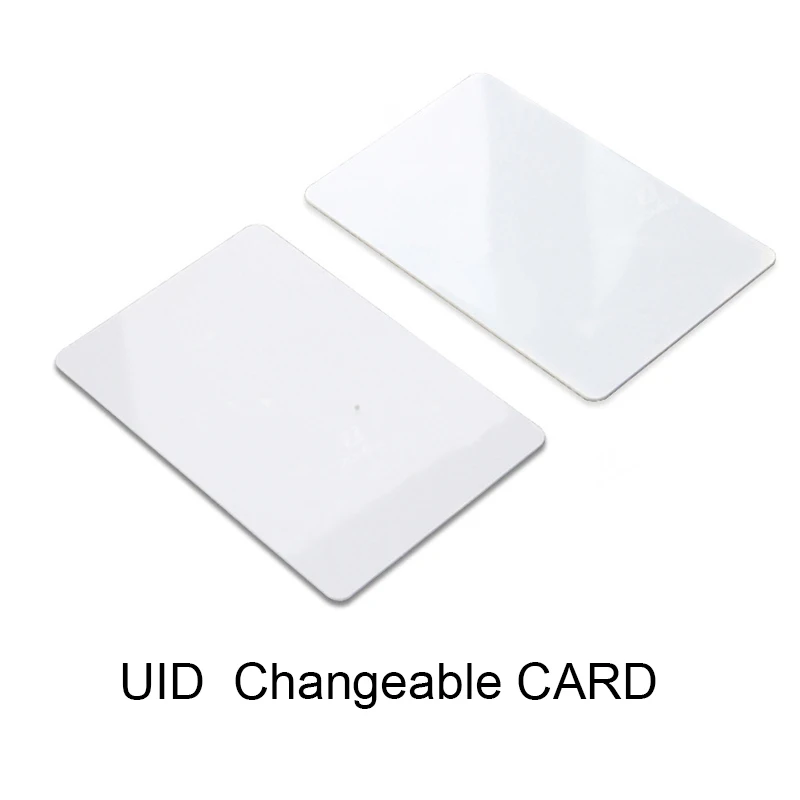 5pcs UID 13.56MHz Card Access Control Tag Rewritable Rfid 13.56 Mhz PVC Thin Uid Changeable IC Block 0 Writable Card(1K)