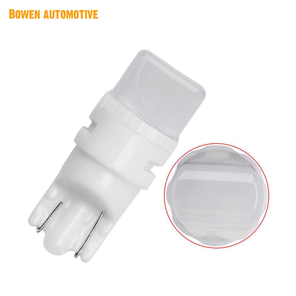 LED Lampu Kecil Mobil T10 Indikator Lebar Plat Nomor Baca Lensa Ujung Keramik Buram Pendek