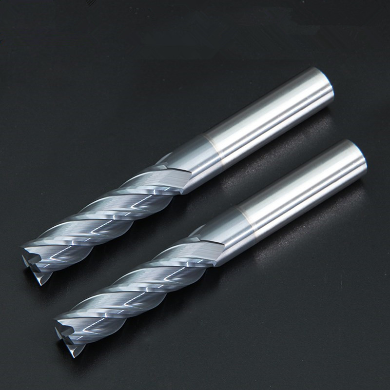 1 Chiếc Endmill Dụng Cụ Xay 2 Sáo HRC50 4 Sáo Thép Vonfram Dao Phay Cấp Cối Xay Cắt Kim Loại 6Mm 8Mm 10Mm 12Mm 14Mm 16Mm