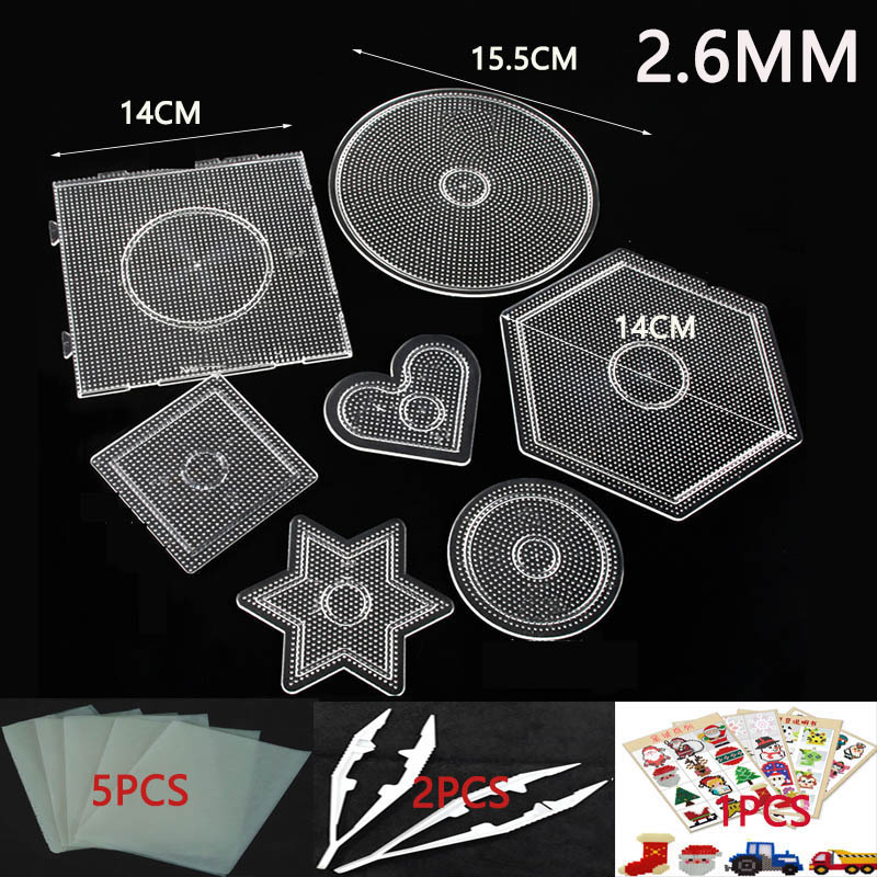 2.6/5Mm Mini Balo Hạt Tiêu Bản Đồ Chơi DIY Nhựa Xếp Hình Dụng Cụ Hạt Giáo Dục Tangram Ghép Sắt Hạt Dụng Cụ miễn Phí Vận Chuyển