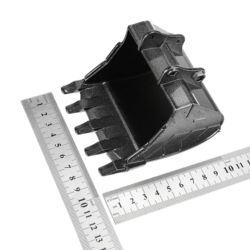 Secchio di simulazione in metallo 550 580 per HuiNa 550 580 1550 1580 escavatore RC Car Toys 1/14 RC Car Parts