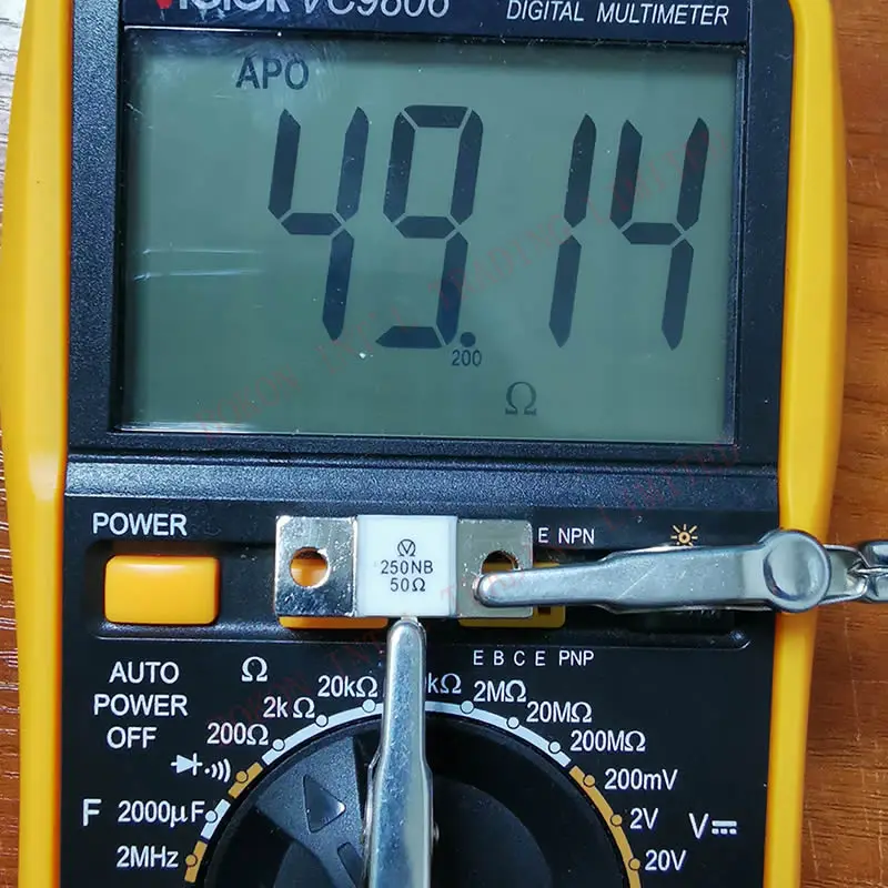 Flens Beëindiging 250Watt 50Ohm Rf Beëindiging Magnetron Weerstand High Power Dummy Load 250W 50Ω