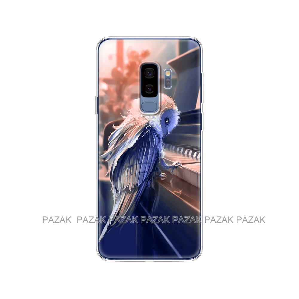 Untuk Samsung Galaxy S9/S9 PLUS Casing Penutup Belakang Ponsel untuk Samsung S9/S9 Plus Tas Lembut Silikon Musim Dingin Natal Pohon Salju Tahun Baru
