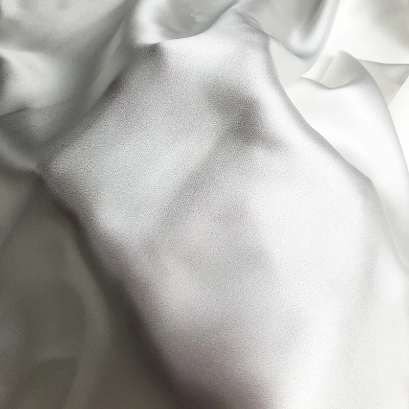 1 Đồng Hồ DIY May Cung Cấp 100% Lụa Thiên Nhiên Trắng Undyed Satin Trắng Khăn Vải Kèm Áo Nguyên Chất Lụa Charmeus