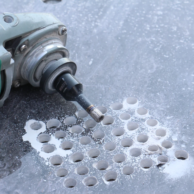 5-130 มม.M14 ด้ายแห้งสูญญากาศ Brazed Marble ก่ออิฐรูเปิดเพชรเจาะ Core Bit สําหรับกระเบื้องเซรามิคหินแกรนิตหินอ่อน