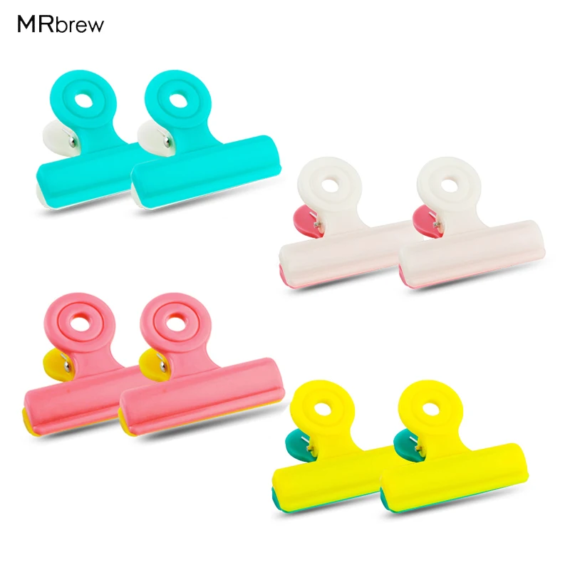 8 Cái/lốc Đa Chức Năng Túi Chip Kẹp, Thực Phẩm Tươi Sống Clip, Ảnh Tập Tin Kẹp, các Loại Màu Sắc Kín Khí Ấn Độ Bám Cho Nhà Bếp Cói