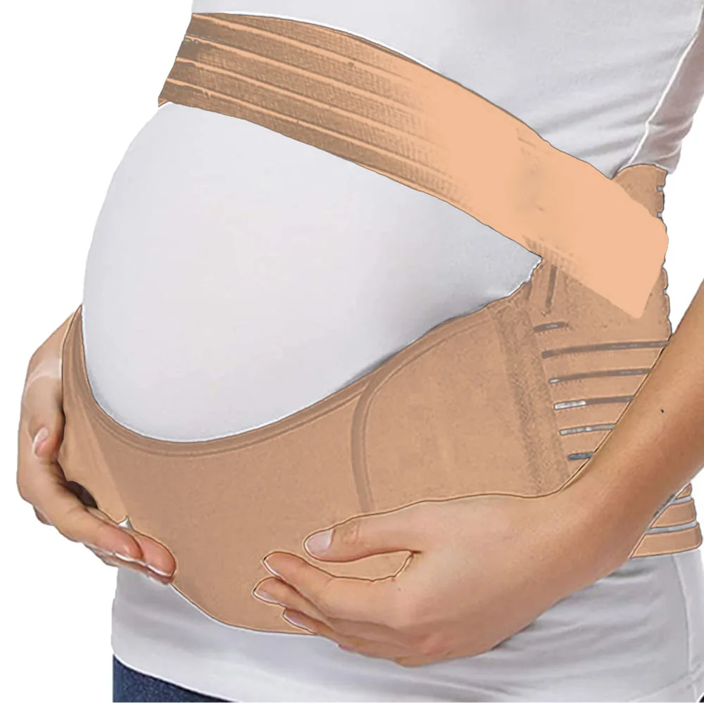 Cinto de maternidade ajustável para mulheres, cuidados com a cintura, suporte abdominal, protetor cinta, faixa abdominal, roupas traseiras, gravidez, M-3XL