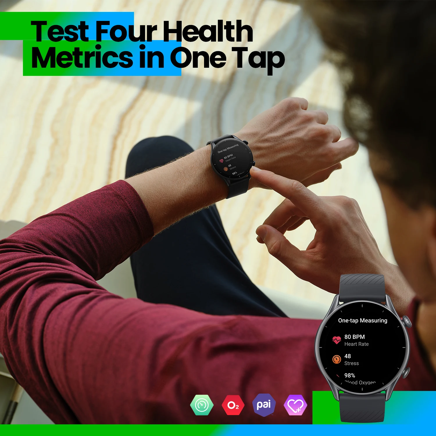 Phiên Bản Toàn Cầu Amazfit GTR 3 GTR3 GTR-3 Đồng Hồ Thông Minh Smartwatch 1.39 "AMOLED Zepp Hệ Điều Hành Alexa Được Xây Dựng Trong Định Vị GPS Thông Minh cho Android IOS