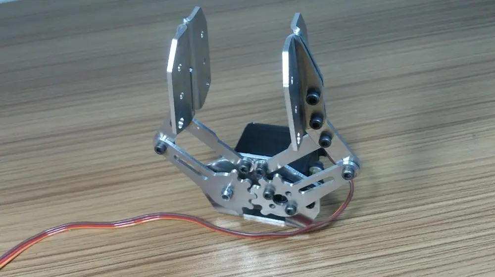 Metal Robô Garra Manipulador Gripper, Braçadeira de Braço Mecânico Gripper, 180 Graus Servos para Arduino, Projeto DIY, STEM Toy Parts