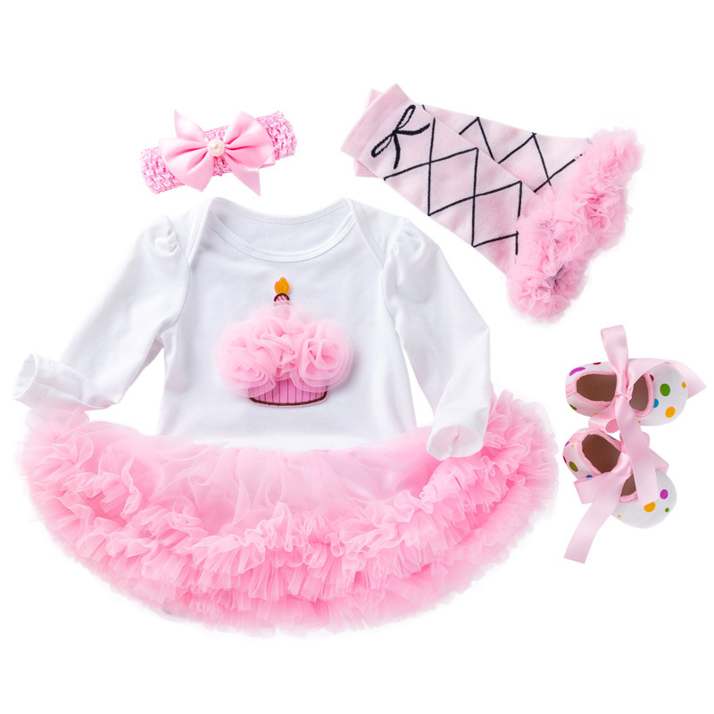 Sơ Sinh Bé Gái Quần Áo Bé Gái Quần Áo Bộ Lạ Mắt Giáng Sinh Bebe Quần Áo Trẻ Em Bộ Lông Xù Tutu Áo Sơ Sinh Cho Bé quần Áo