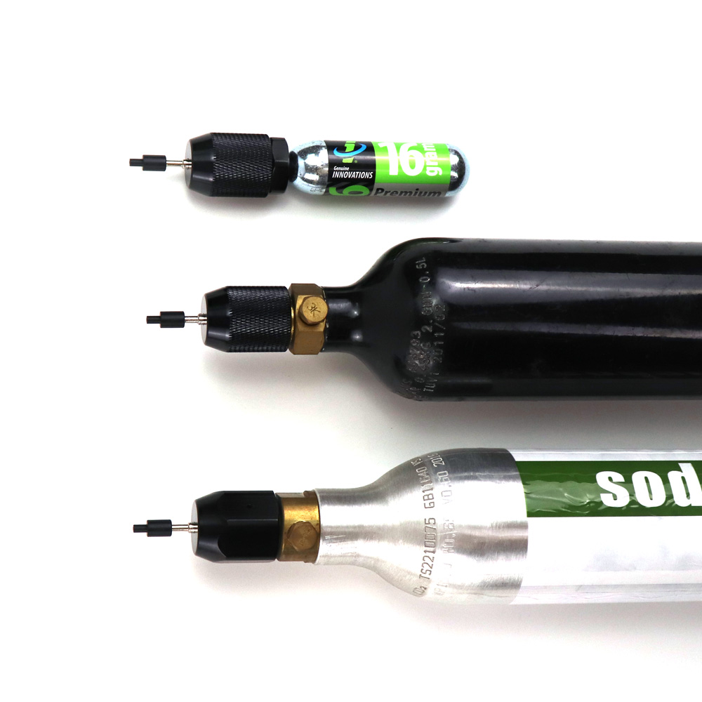 Nieuwe CO2 Refill Naald Oplader Adapter Adapter Fit Paintball Airsoft Tank, 3/8-24UNF Cartridge, Soda CO2 Cilinder