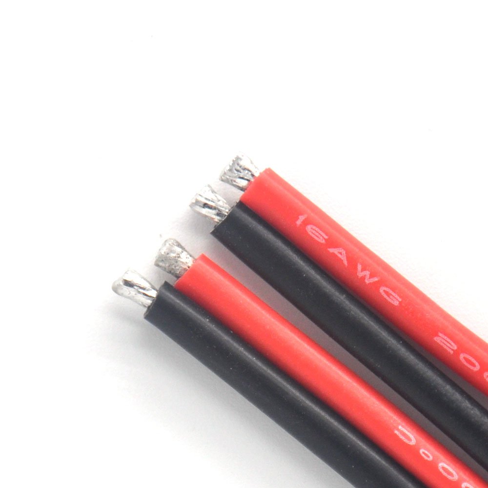 Conector macho y hembra de enchufe Pigtail XT30 con Cable estañado de 100mm/150mm 16AWG para cargador de Dron FPV de batería Lipo RC